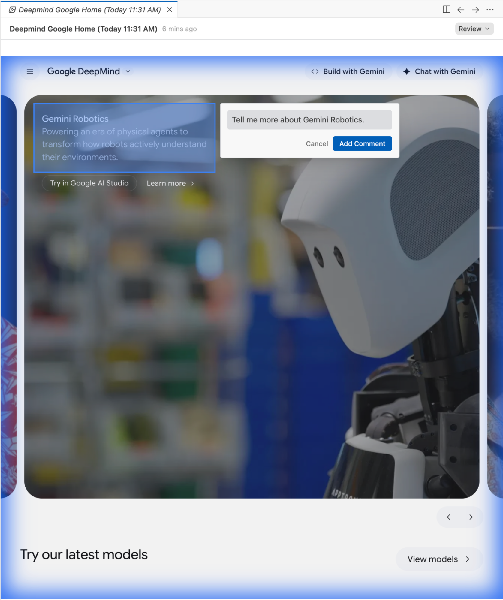 Browser Screenshot Artifact